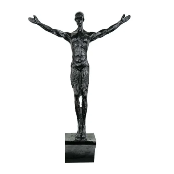 2024 Christmas Modern Simplicity Athlete Resin Sculpture Creative Climbing Man Wall Sculptures Hand-Finished For Wall Art Statue 2