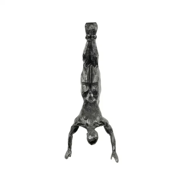2024 Christmas Modern Simplicity Athlete Resin Sculpture Creative Climbing Man Wall Sculptures Hand-Finished For Wall Art Statue 5