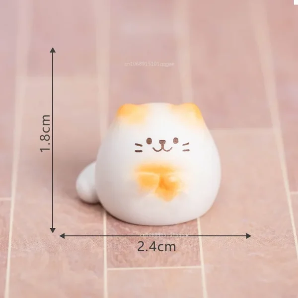 New Creative Cute Cartoon Wealth Cat Model Cat Desktop Decoration Animal Figurine Cat Ornaments Decorations Accessories 5