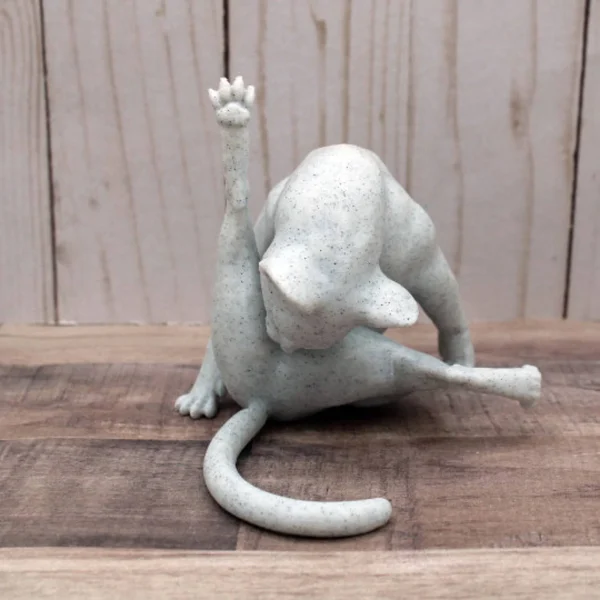 Home decor Funny Cat Figurine No Shame Cat Sculpture Resin Animals Statue Home Decor Unique Craft Decorative Ornaments 2