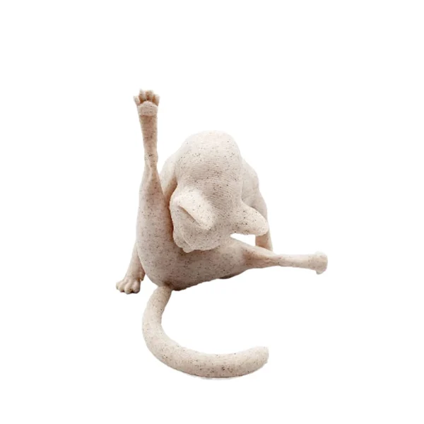 Home decor Funny Cat Figurine No Shame Cat Sculpture Resin Animals Statue Home Decor Unique Craft Decorative Ornaments 5