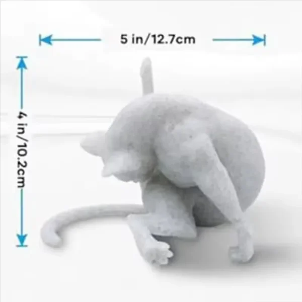 Home decor Funny Cat Figurine No Shame Cat Sculpture Resin Animals Statue Home Decor Unique Craft Decorative Ornaments 6