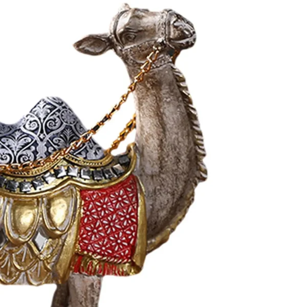 Camel Figurine Collection Camel Animal Statue Animal Camel Sculpture for Entrance Living Room Office Fireplace Birthday Gift 5