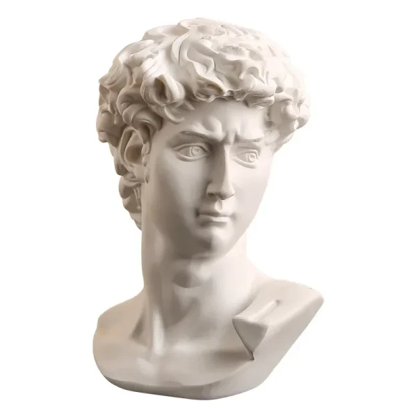 Greek Mythology God Goddess Hero David Venus Mozart Bust Figurine Sculpture Statue Plaster Sketch Practice Model Room Decoration 5