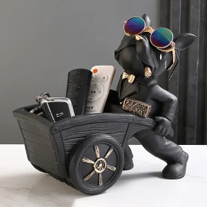 Dog Statue Storage Box Animal Ornament Resin  Art Sculpture Figurine Home Decoration Home Decoration Study Ornament 1