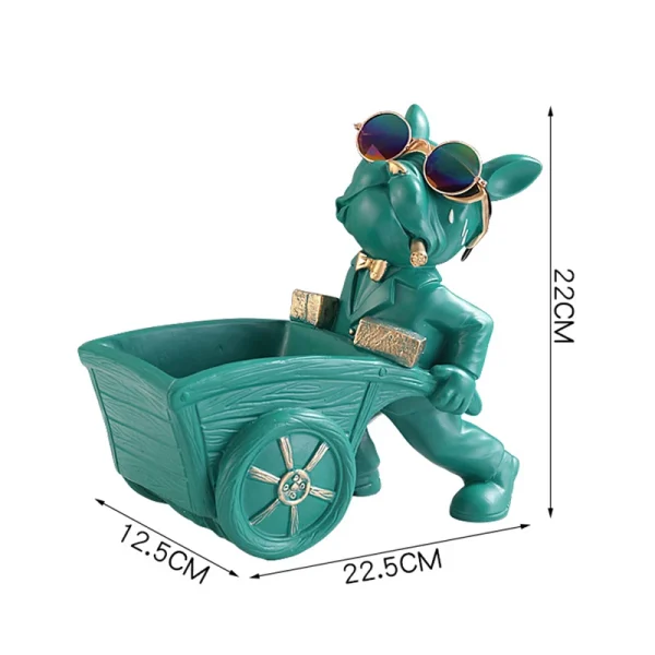 Dog Statue Storage Box Animal Ornament Resin  Art Sculpture Figurine Home Decoration Home Decoration Study Ornament 4