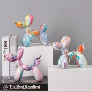Nordic Exquisite dog Statue Living Room Office Sculpture Home Ornaments Accessories Figurines Wedding Gift Desktop Decoration ﻿ 1