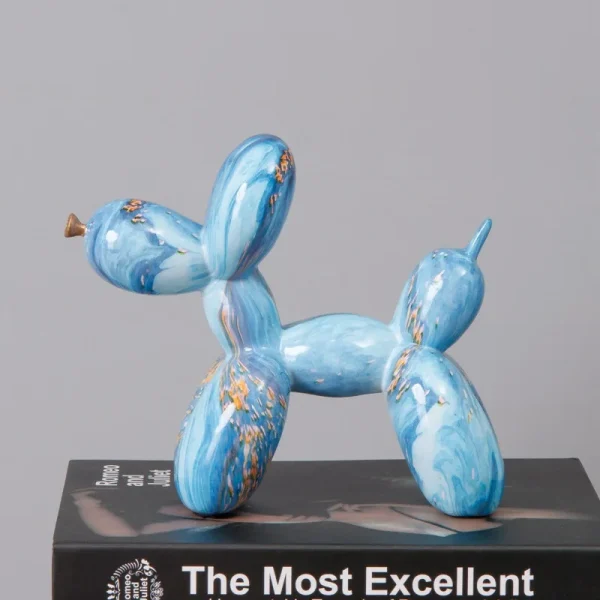 Nordic Exquisite dog Statue Living Room Office Sculpture Home Ornaments Accessories Figurines Wedding Gift Desktop Decoration ﻿ 6