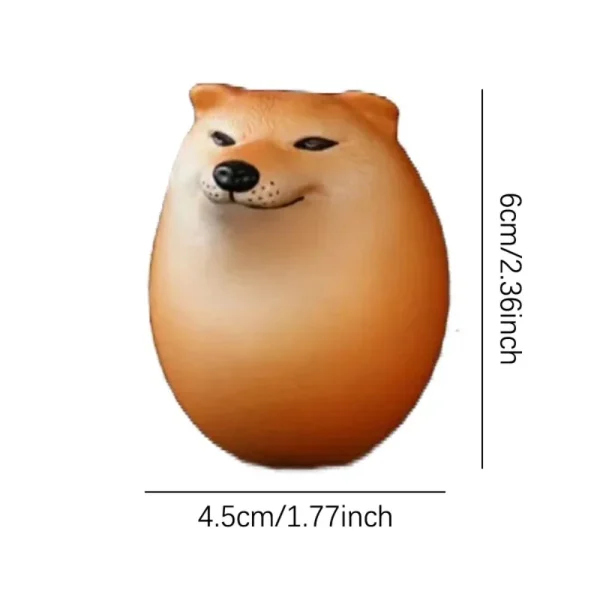 Dog & Egg Decorations Creative Shiba Inu Realistic Egg Shape Desk Decor for Home Offices Fun Christmas Gifts Home Decor Figurine 6