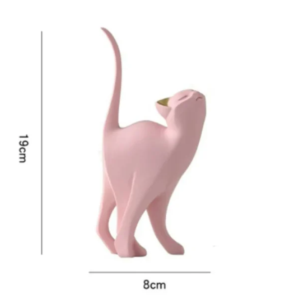 Resin Couples Cat Statues for Home Decorations Animal Figurine European Creative Wedding Gift Decorative Home Decor Sculpture 3