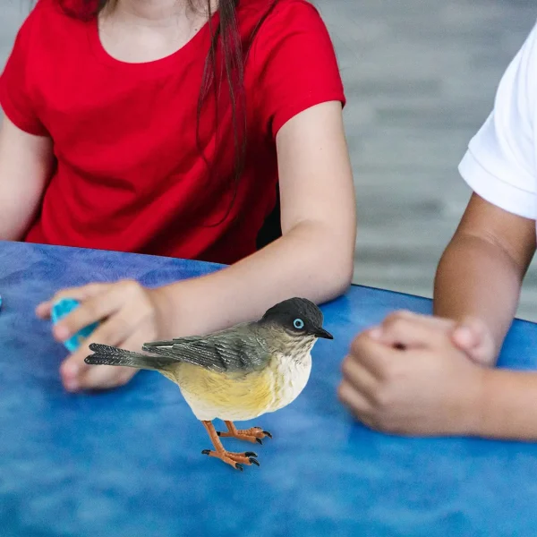 Animal Sculpture Collectible Handpainted DIY Crafts Simulation Bird Figurines for Tabletop Office Party Holiday Courtyard 4