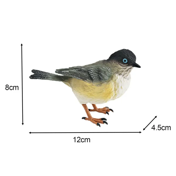 Animal Sculpture Collectible Handpainted DIY Crafts Simulation Bird Figurines for Tabletop Office Party Holiday Courtyard 6