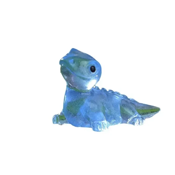 6PCS Mini Lizards Glow At Dark Lizard Vivarium DIY Accessories Mimiature Figurines Fairy Garden Decoration Kawaii Animals 6