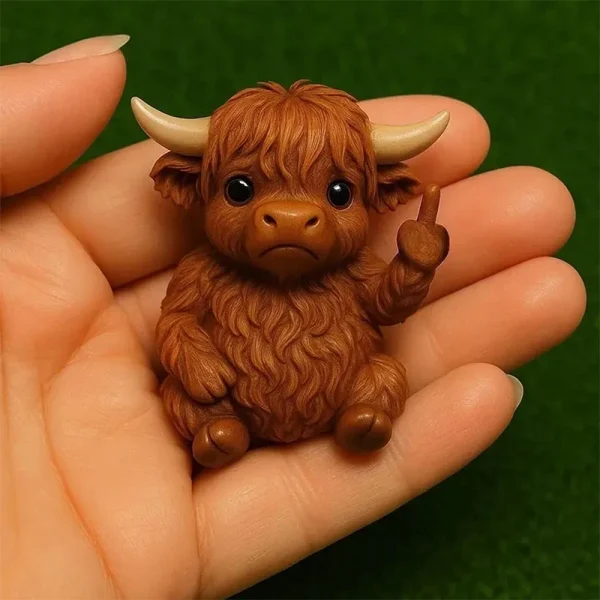 Mini Middle Finger Animal Statue Figurine Table Decoration And Accessories Handmade Art Ornament Sculpture Home Decoration Toys 5
