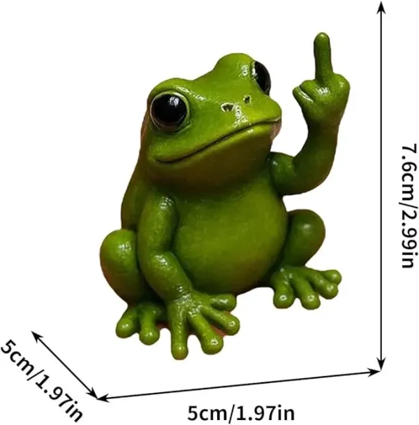 Mini Middle Finger Animal Statue Figurine Table Decoration And Accessories Handmade Art Ornament Sculpture Home Decoration Toys 6