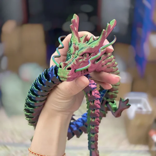 Giant 23.62" 3D Dragon Figurine - Perfect for Desk, Car & Office Decor | Ideal Gift for Christmas, Thanksgiving & Valentine's 2