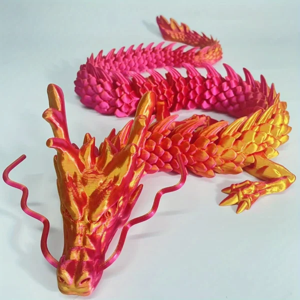 Giant 23.62" 3D Dragon Figurine - Perfect for Desk, Car & Office Decor | Ideal Gift for Christmas, Thanksgiving & Valentine's 4