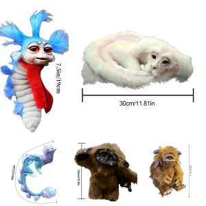 Funny Toy Worm Cute Labyrinths Plush Handmade Figurines Plush Doll Child Toy Home Decoration Crafts Figurine Children's Gifts 1