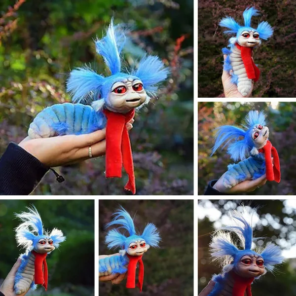 Funny Toy Worm Cute Labyrinths Plush Handmade Figurines Plush Doll Child Toy Home Decoration Crafts Figurine Children's Gifts 4