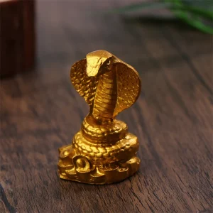 2025 Year Of The Snake Figurine Simulation Snake Resin Ornaments Sculpture Statue Chinese Style Tabletop Lucky New Year Gift 1