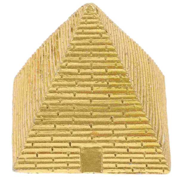 Pyramid Sand Table Retro Decoration Egyptian Mini Basket Figurine Simulated Resin Model Desktop Sculpture 4