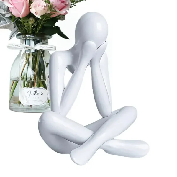 Thinker Abstract Statues Sculptures Figurine Living Room Home Decor Desk Ornaments 1