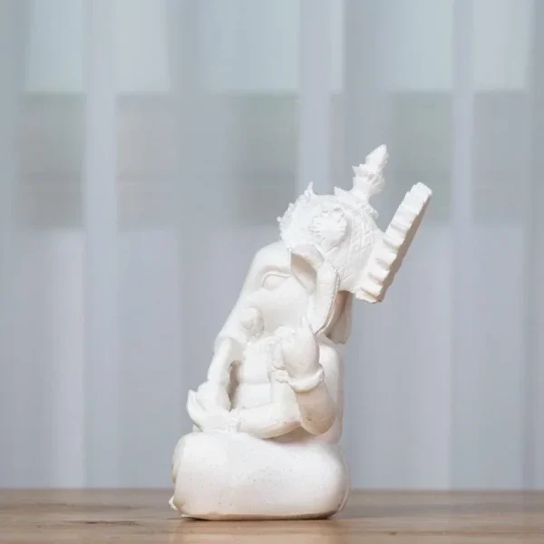 Sandstone Ganesha Buddha Elephant Statue Sculpture Handmade Elephant Figurine Home Decoration Accessories 6