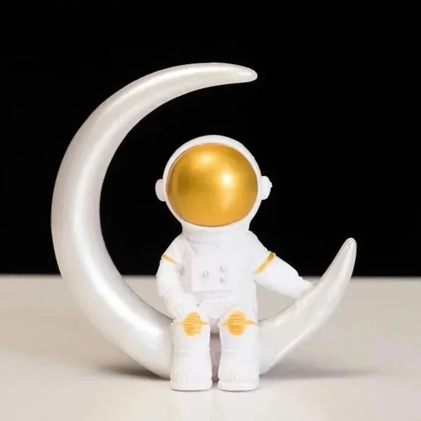 3/4pcs Astronaut Figure Statue Figurine Spaceman Sculpture Educational Toy Desktop Home Decoration Astronaut Model for Kids Gift 5