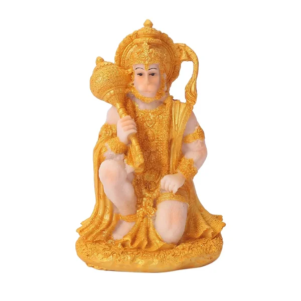 Hindu Monkey God Buddha Statues Hanuman Figurine Handcrafted Sculpture for Tabletop Meditation Temple Meditation Decoration 2