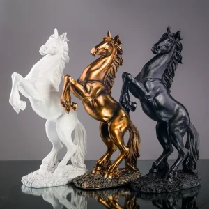 Nordic Horse Resin Statue Sculptures Figure Abstract Ornaments For Figurines Interior Sculpture Room Home Decoration Crafts 1