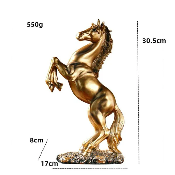 Nordic Horse Resin Statue Sculptures Figure Abstract Ornaments For Figurines Interior Sculpture Room Home Decoration Crafts 4