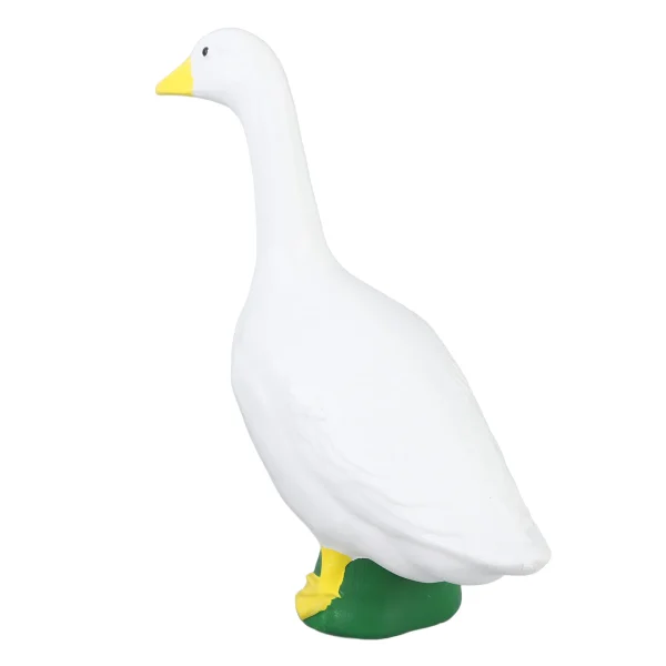 Resin Goose Figurine Lifelike Exquisite Craft Goose Statue Sculpture Ornament for Home Garden Porches Decoration 4