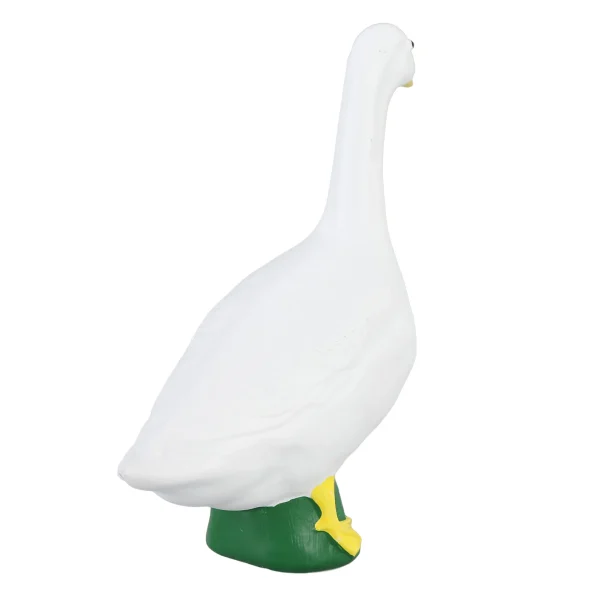 Resin Goose Figurine Lifelike Exquisite Craft Goose Statue Sculpture Ornament for Home Garden Porches Decoration 5