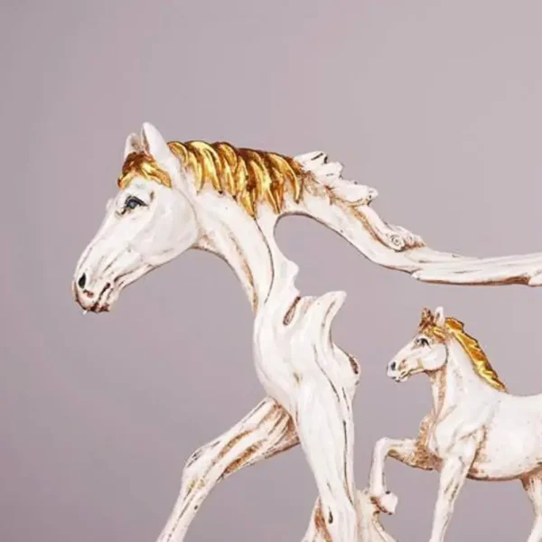 Horse Sculpture Resin Indian Galloping Horse Statue Home Decoration Desktop Decoration Animal Figurines 4
