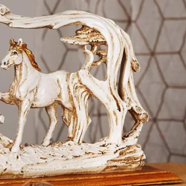 Horse Sculpture Resin Indian Galloping Horse Statue Home Decoration Desktop Decoration Animal Figurines 5