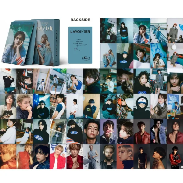 55pcs/set Kpop New Album Lomo Cards High Quality HD Double Side Print Photo Cards 2