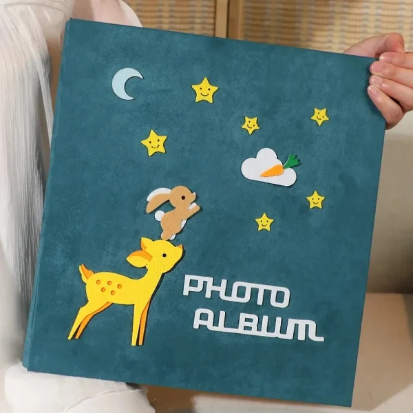 5 Inch 600 Pockets Children's Family Photo Album Large Capacity Cartoon Album Inters Photos Book Kid Memory Gift 4