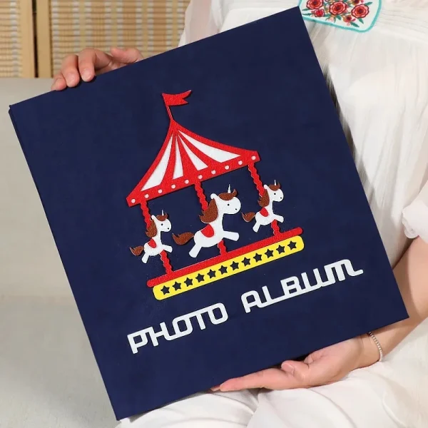 5 Inch 600 Pockets Children's Family Photo Album Large Capacity Cartoon Album Inters Photos Book Kid Memory Gift 6
