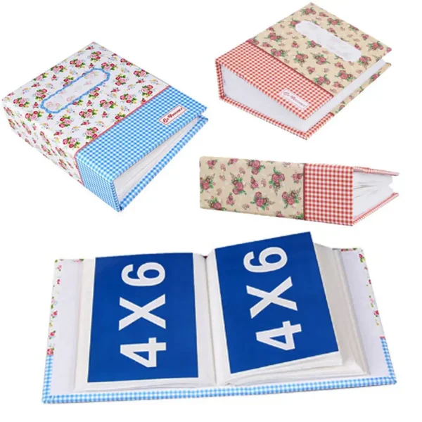 100 Pockets Photo Album Sweet Floral Creative Family Picture Albums Memory Storage Case Holder Gift Home Decor House Decoration 2