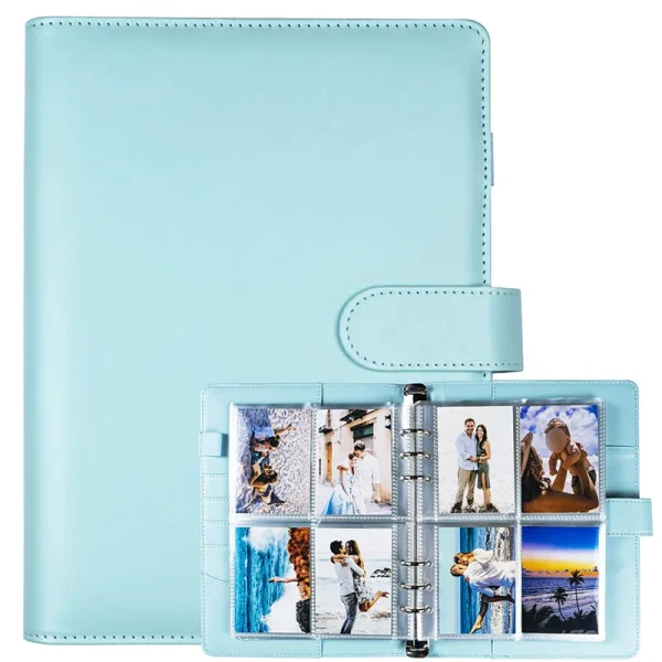 25pcs Page(4 Grids) Photo Card A5-Binder Kpop Photo Albums Idol Cards Loose-leaf Collect Book Binder Binder Photocard Holder 3