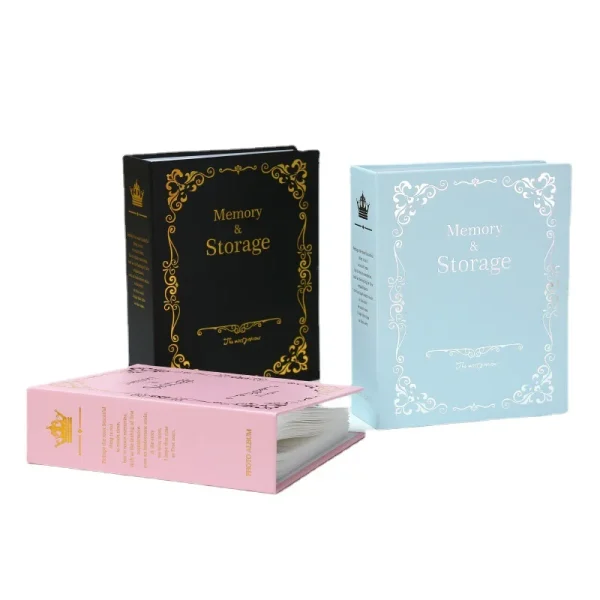 100 Pictures Pockets 10x15cm Gilded Photo Album 6 Inch Inters Photos Book Case Kid Memory Gift 1
