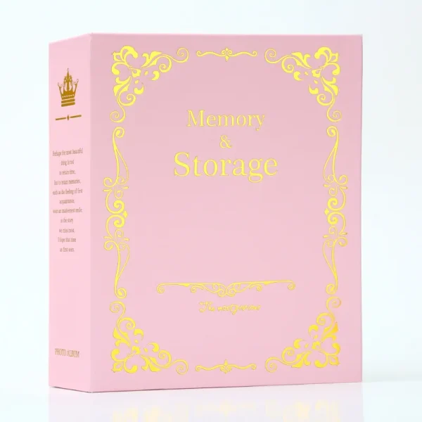 100 Pictures Pockets 10x15cm Gilded Photo Album 6 Inch Inters Photos Book Case Kid Memory Gift 3