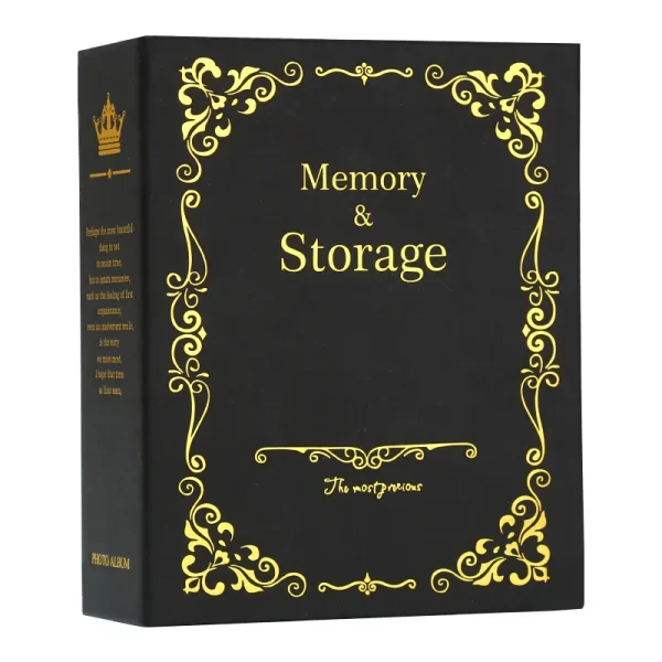 100 Pictures Pockets 10x15cm Gilded Photo Album 6 Inch Inters Photos Book Case Kid Memory Gift 4