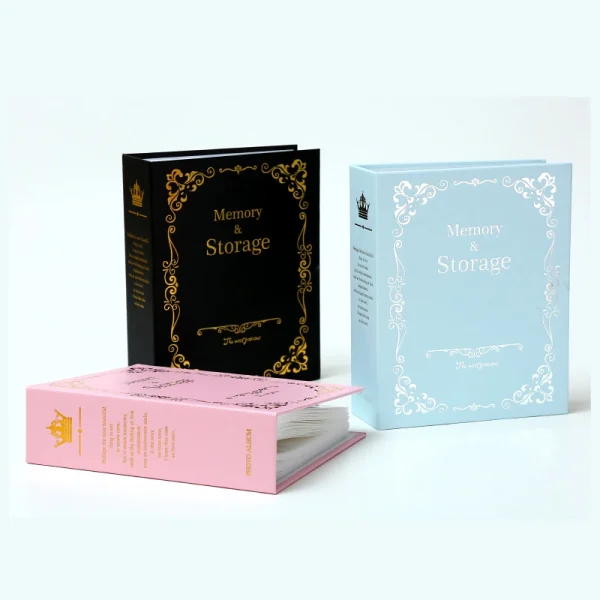 100 Pictures Pockets 10x15cm Gilded Photo Album 6 Inch Inters Photos Book Case Kid Memory Gift 6