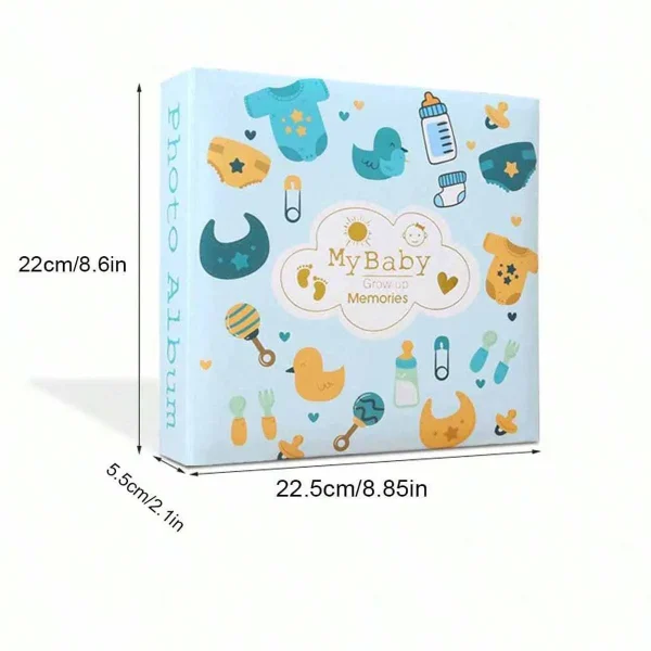 1 6-inch 200 page insert travel album, perfect for weddings, anniversaries, graduation ceremonies, Christmas, Thanksgiving, baby 3