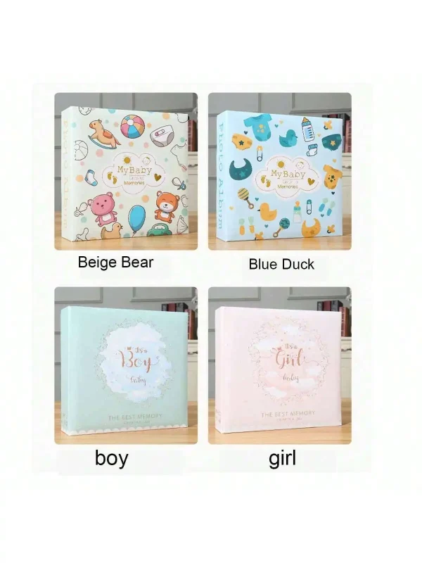 1 6-inch 200 page insert travel album, perfect for weddings, anniversaries, graduation ceremonies, Christmas, Thanksgiving, baby 4