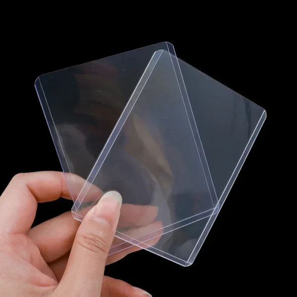 10/25/50/100Pcs Transparent photo album Korean Kpop Card Sleeve with Protective Film Clea Card Holder Idol Photo Game Card Cover 3