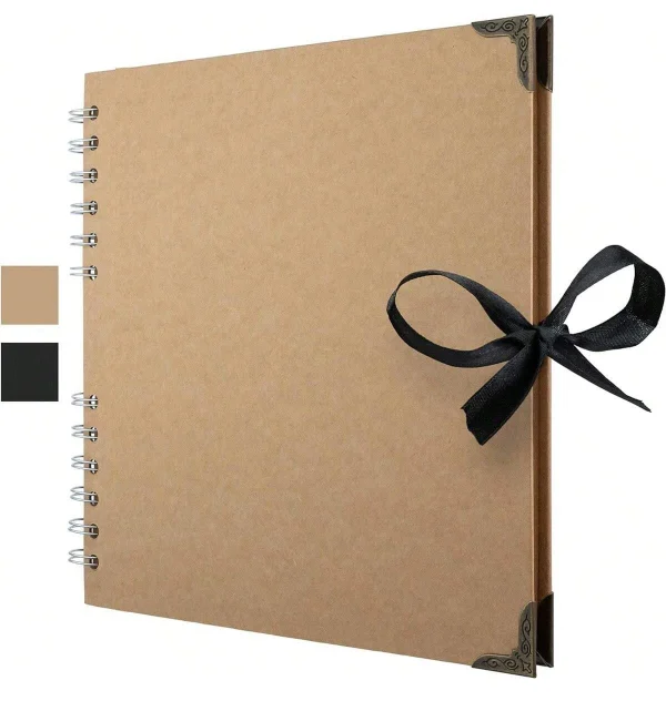 DIY Clipbook Album 60 Pages Kraft Paper Album Clipbook Memory Book - Perfect for Your Clipbook Art and Craft Projects decoration 1