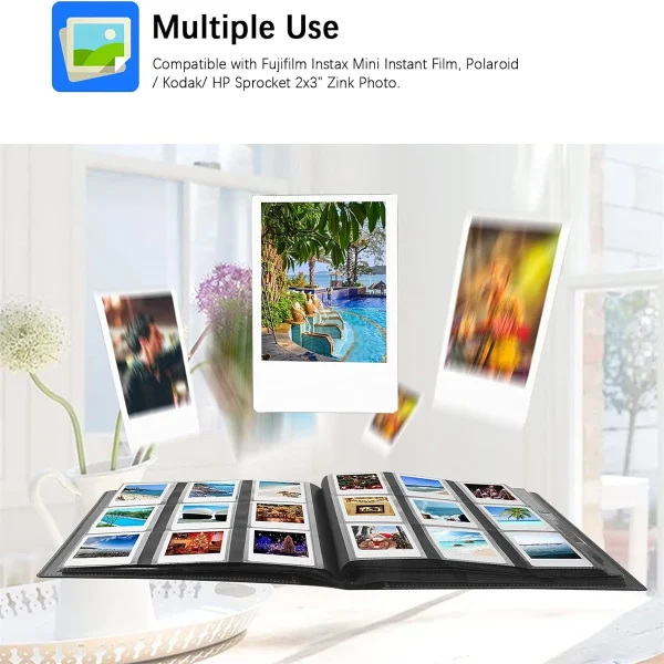 432 Pockets Photo Album for Fujifilm Mini Camera Polaroid Camera for Fujifilm Mini 11 90 70 9 8+ 8 LiPlay Instant Camera 4