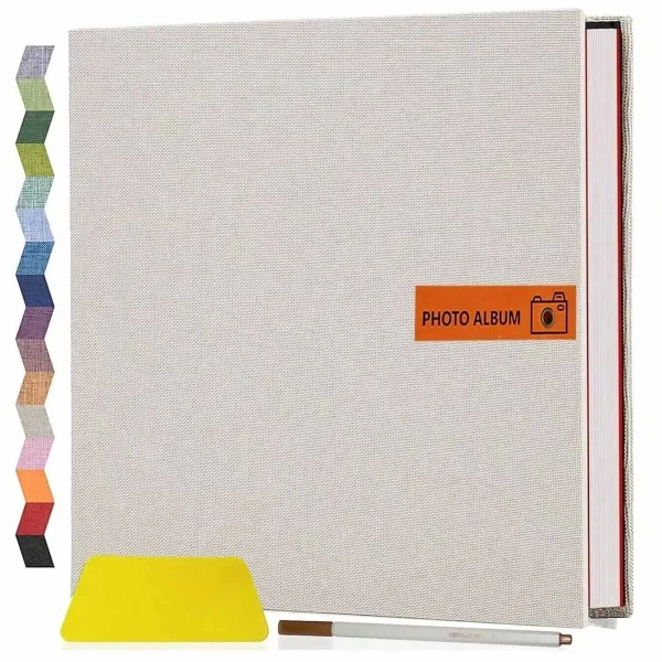 Large size photo album self-adhesive 4x6 5x7 8x10 scrapbook album DIY album gift for mom family baby and wedding album 1